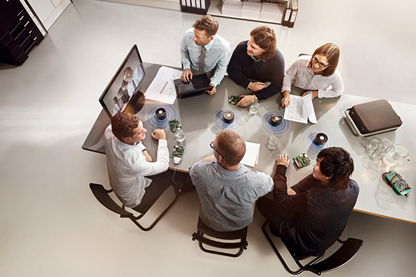 Meeting using EPOS audio technology