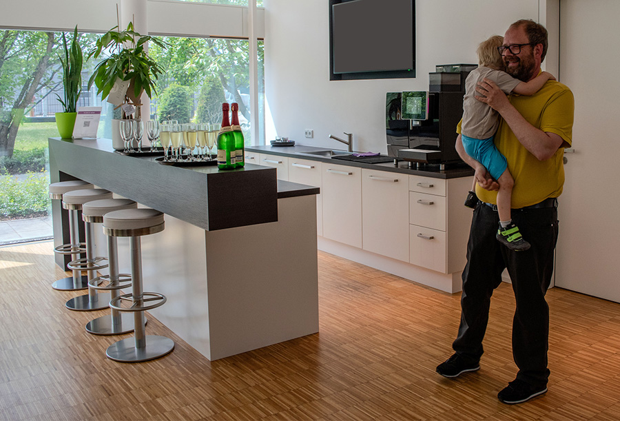 Geburtstagslied für Geschäftsführer Rigobert Kühn