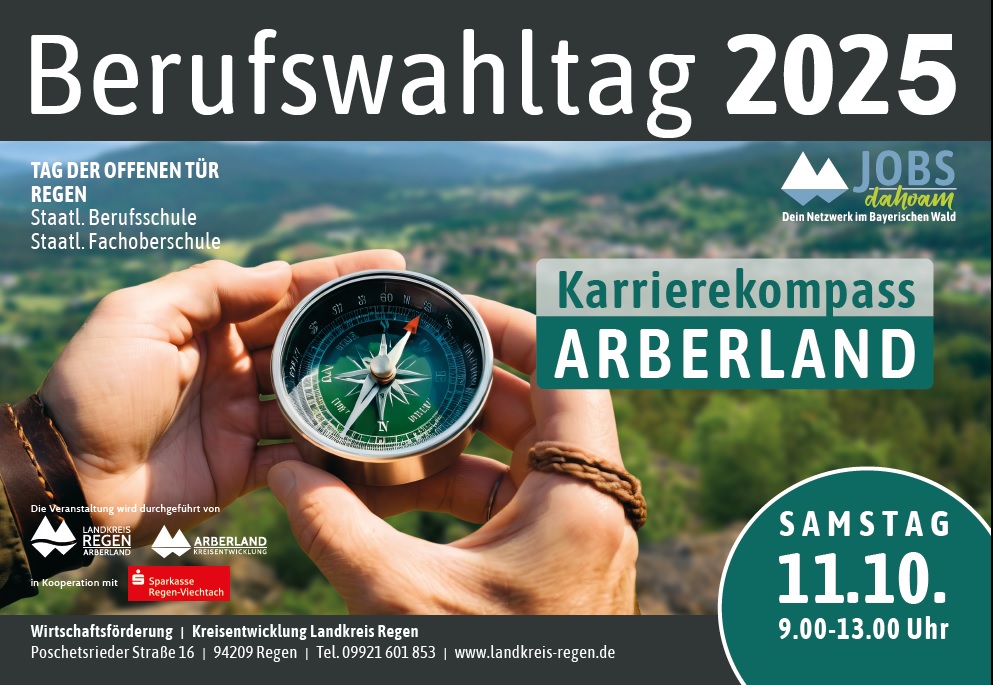 Im Oktober 2025 findet wieder der Berufswahltag in Regen statt