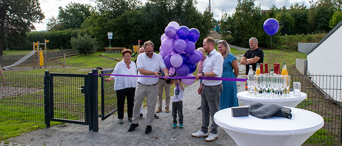 Neuer Spielplatz in Schöllnach offiziell eröffnet