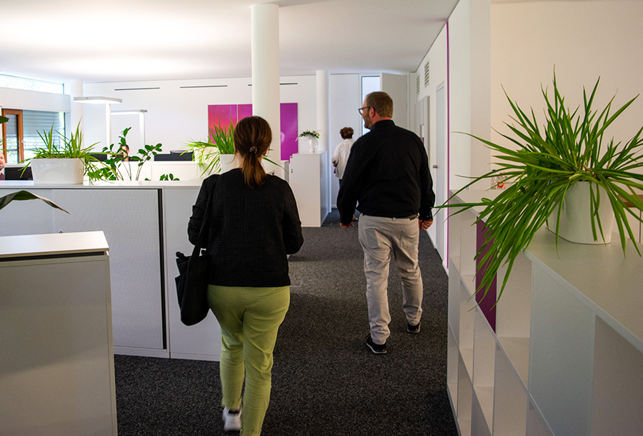 Führung durch das Unternehmen