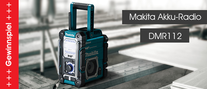 Makita Herbstgewinnspiel: Akku-Baustellenradio