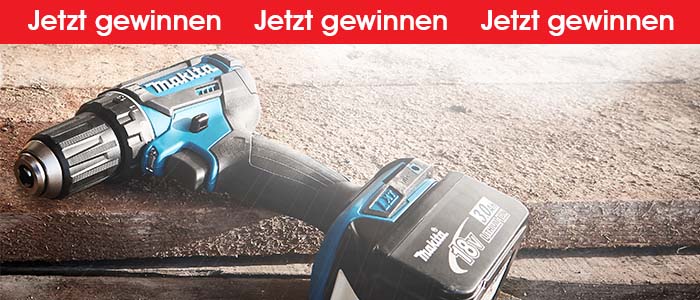 Makita Frühjahrsgewinnspiel 2025: Akku-Bohrschrauber
