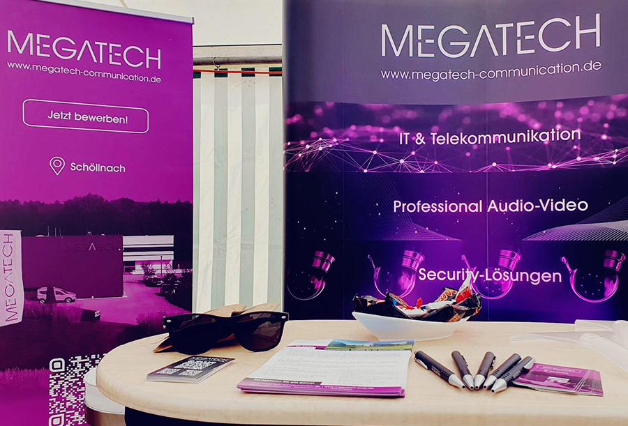 MEGATECH Messestand auf der Hoamat Job Messe