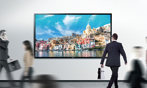 Panasonic 4K UHD-Display im Einsatz im Business-Umfeld