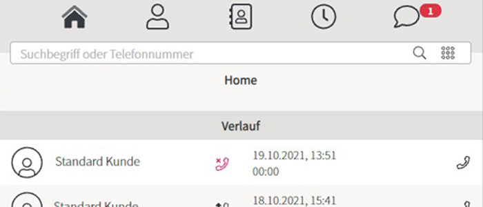 Screenshot of our MTcomportal design