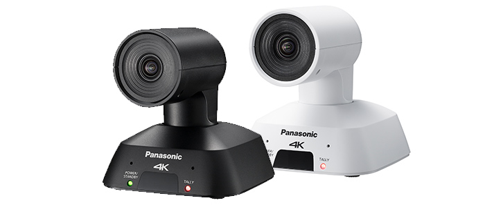 Panasonic Business PTZ-Kamera Einstiegsmodell AW-UE4 in schwarz & weiß