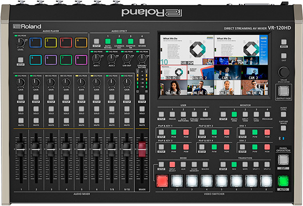 Roland VR-120HD 12-Kanal Direkt-Streaming AV-Mixer