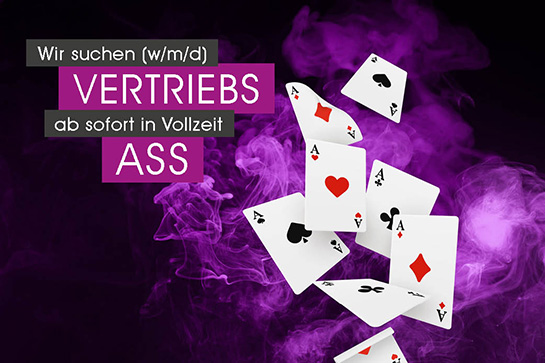 Wir suchen ein Vetriebs Ass
